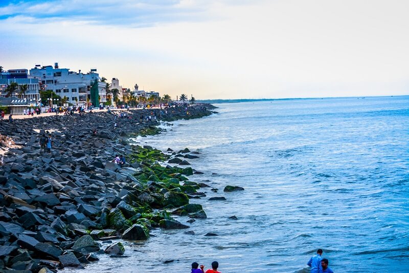 Puducherry Beach, Tamil Nadu