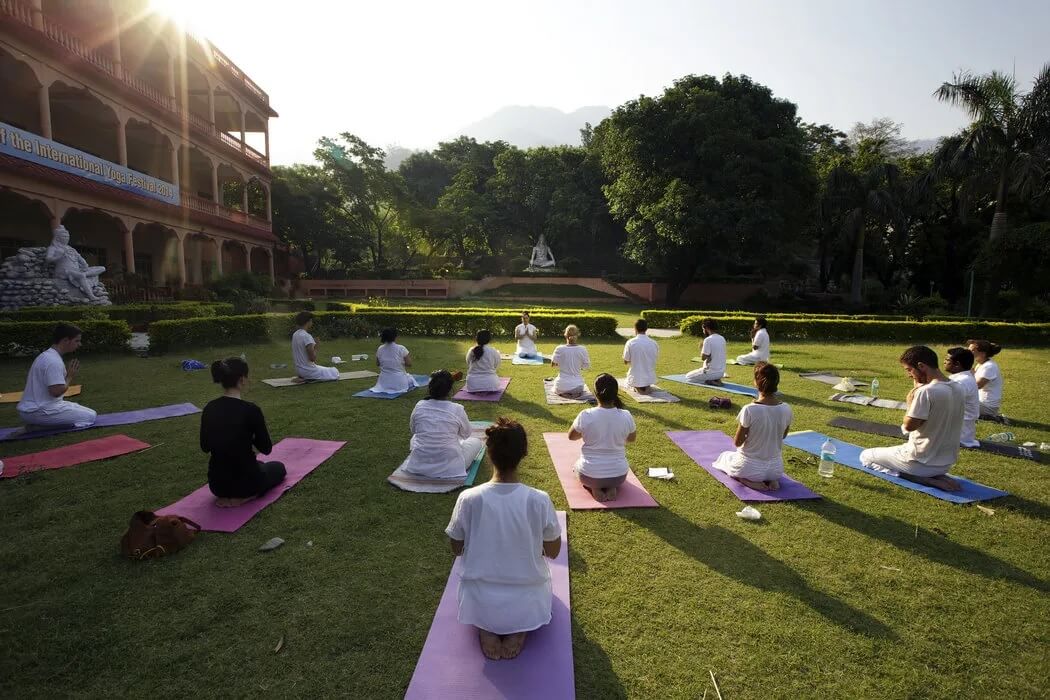 Yoga y meditación Parmarth Niketan, Rishikesh