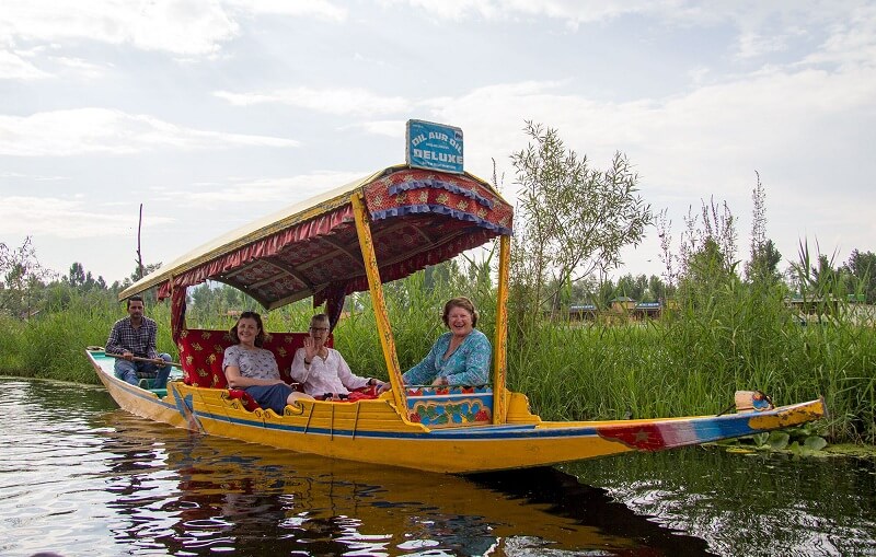 paseo en shikara, Jammu y Cachemira