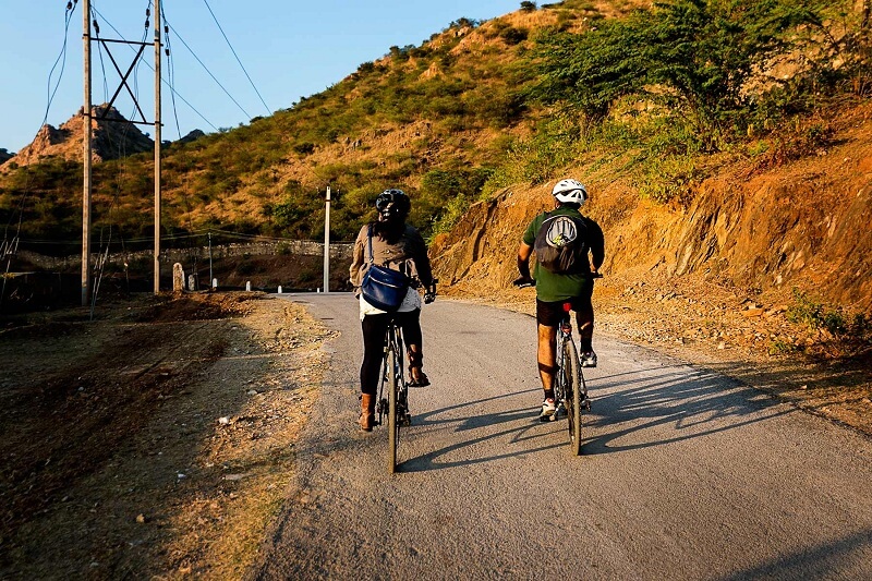 Udaipur, paseo en bicicleta
