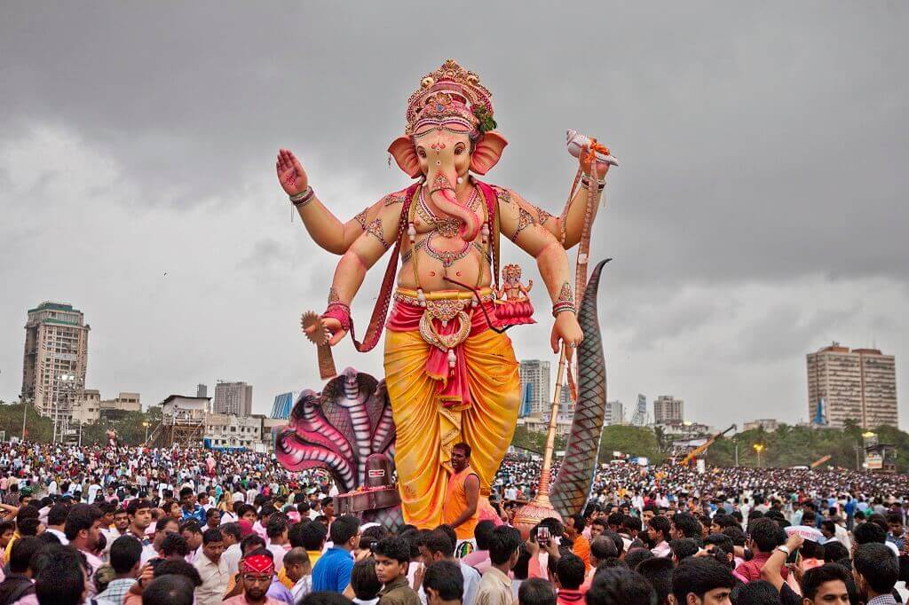 Ganesh Chaturthi Festival Bombay India