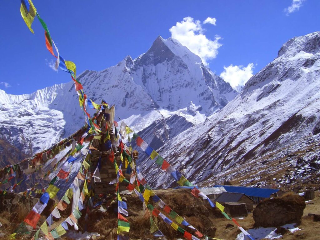 montañas en nepal annapurna