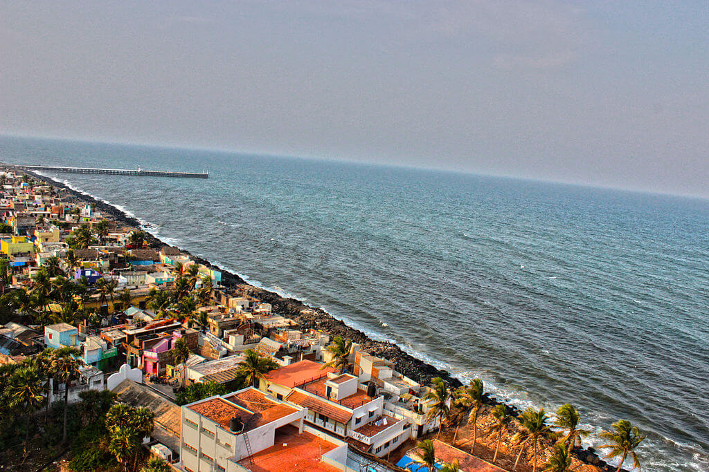 Promenade playa, Pondicherry
