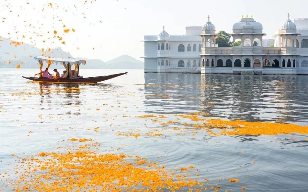 Palacio del lago Taj, Udaipur, rajastan