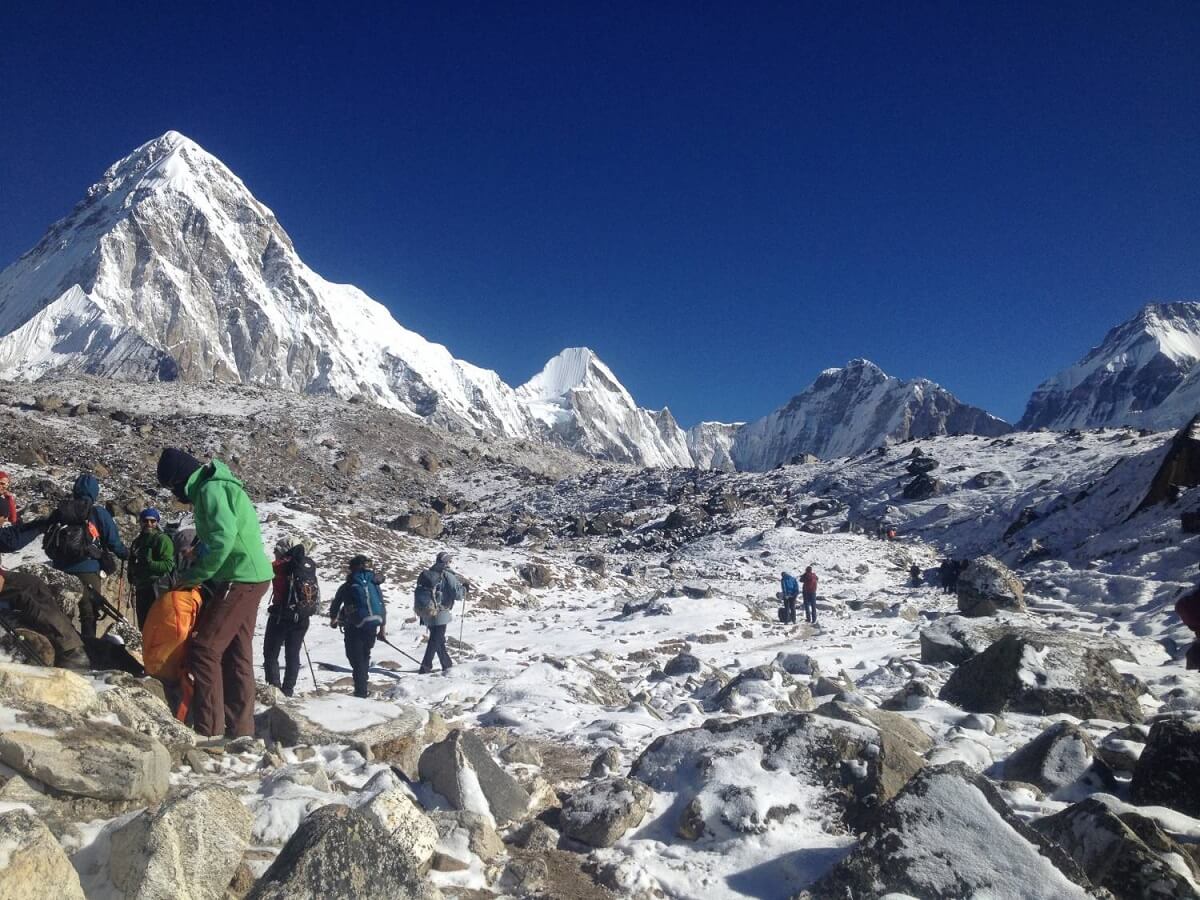 Caminata al campo base del Everest