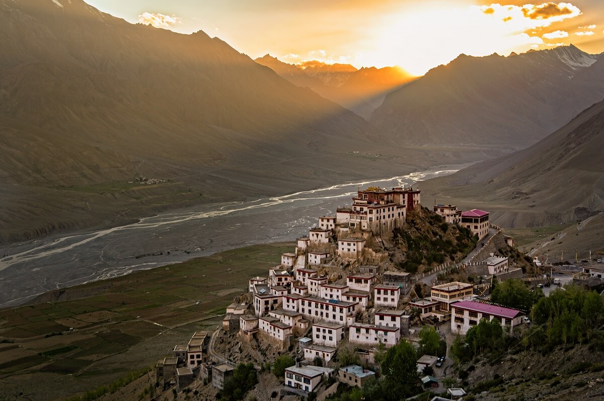 Monasterio de Key, Valle de Spiti, Himachal Pradesh