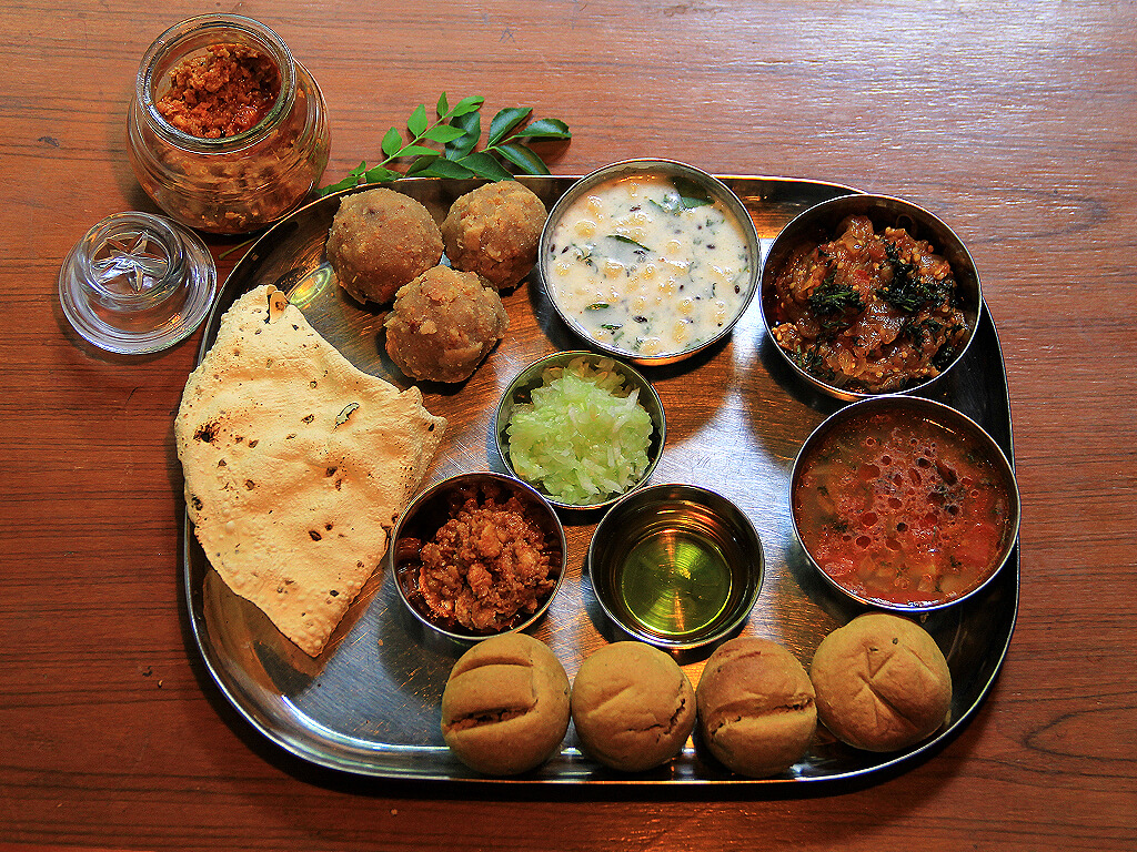 Thali de Rajasthani Pushkar Rajastan