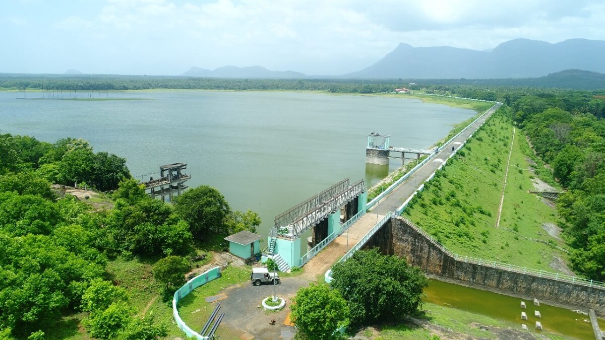 presa de Meenkara Palakkad, Kerala