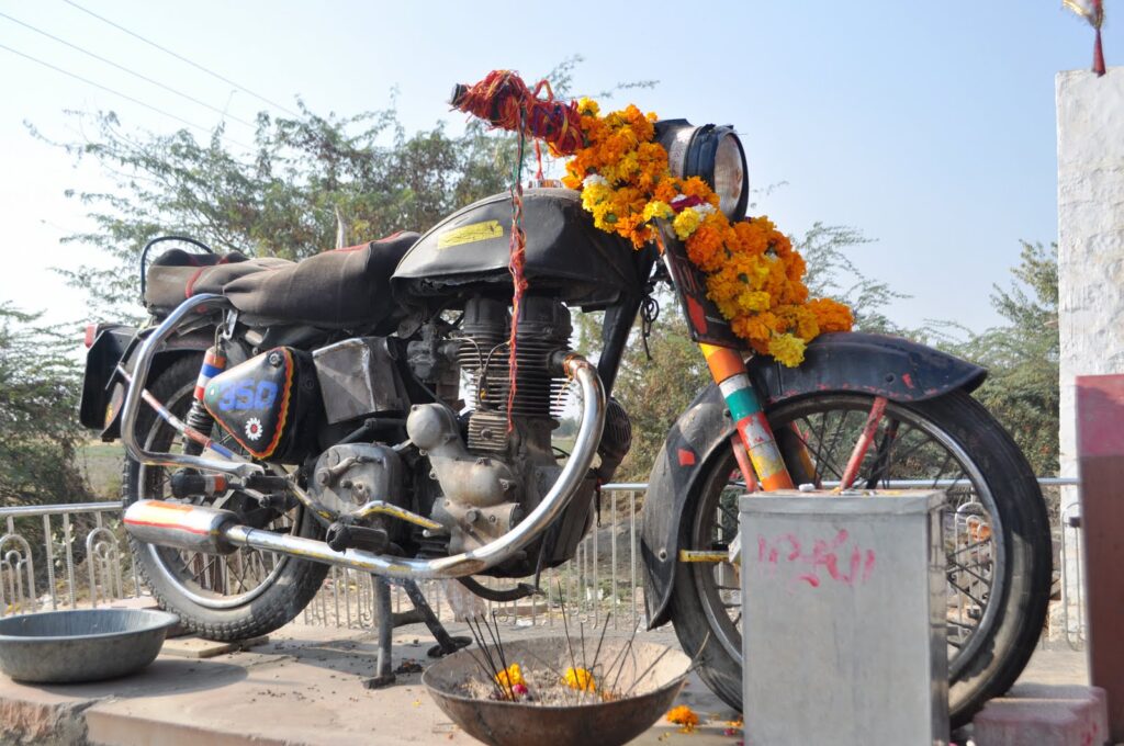 El Templo de la Moto en India