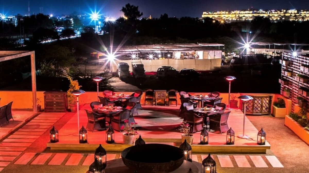 Wyra – Rooftop Restaurant en el Jaisalmer 