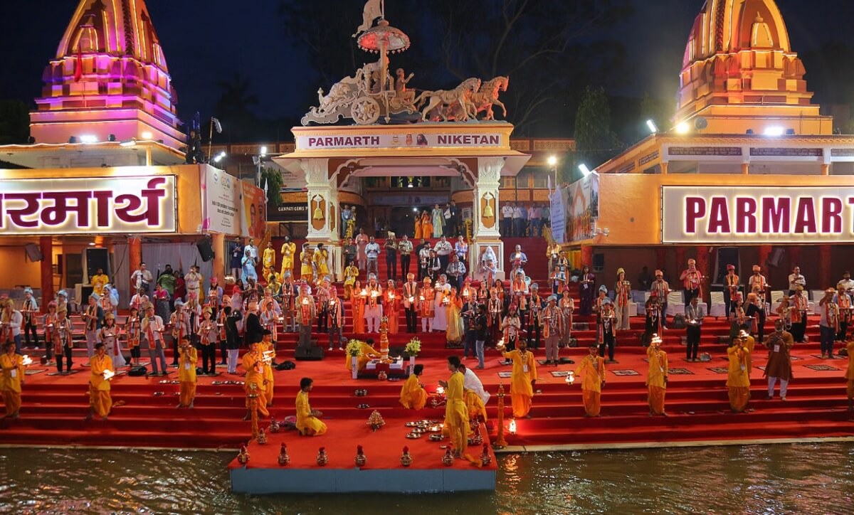 Ganga Aarti en Parmarth Niketan
