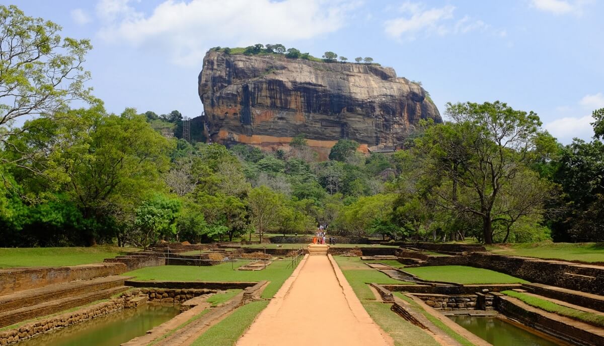 Jardines de Sigiriya: simetría y serenidad