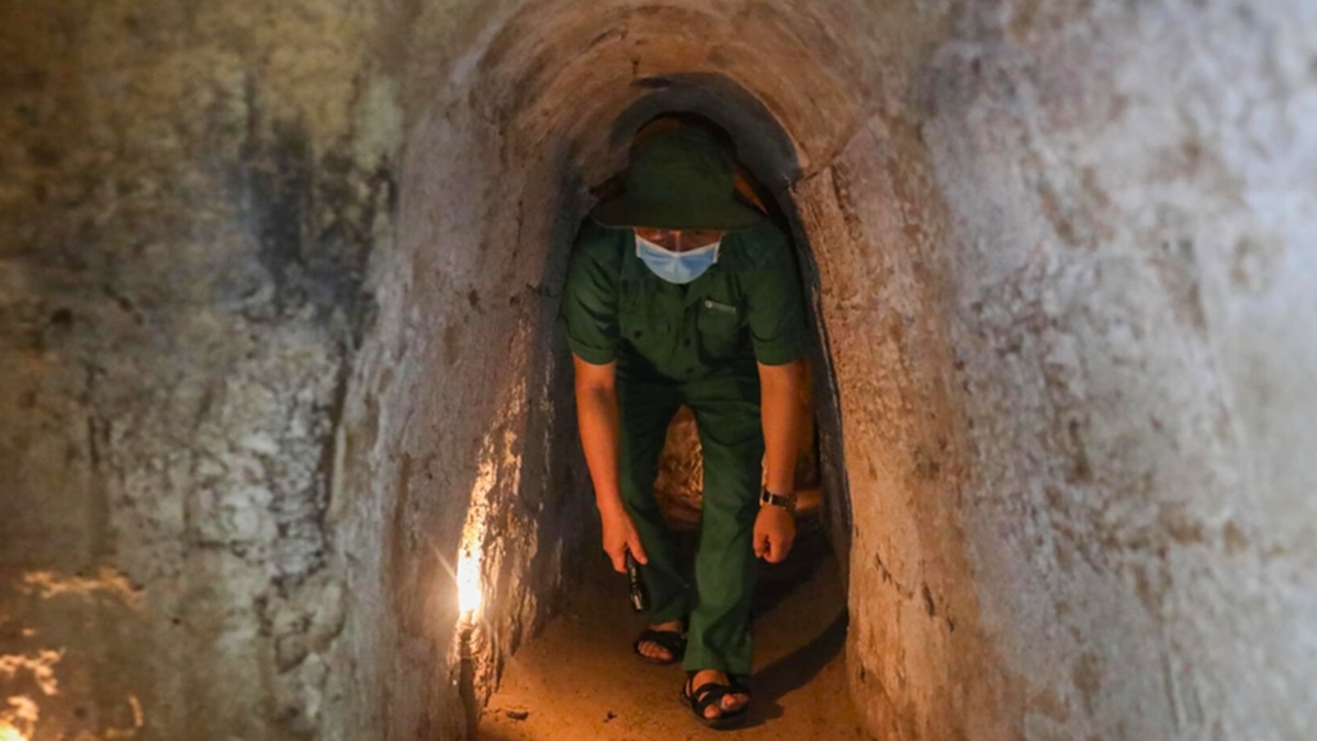 Explorar los túneles de Cu Chi