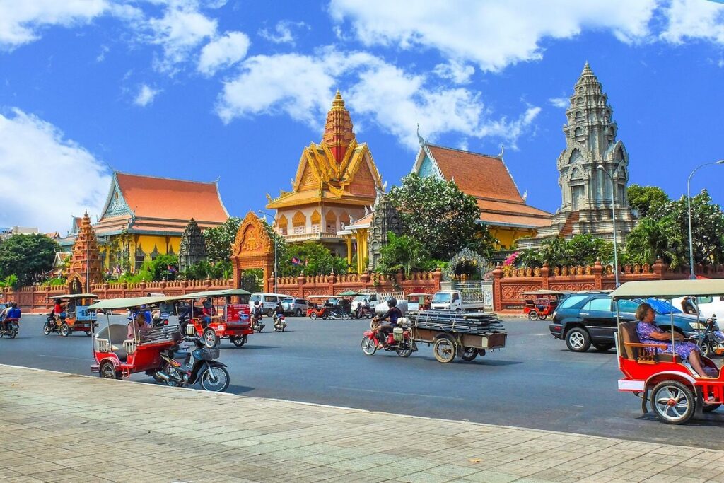 Places in Cambodia in March