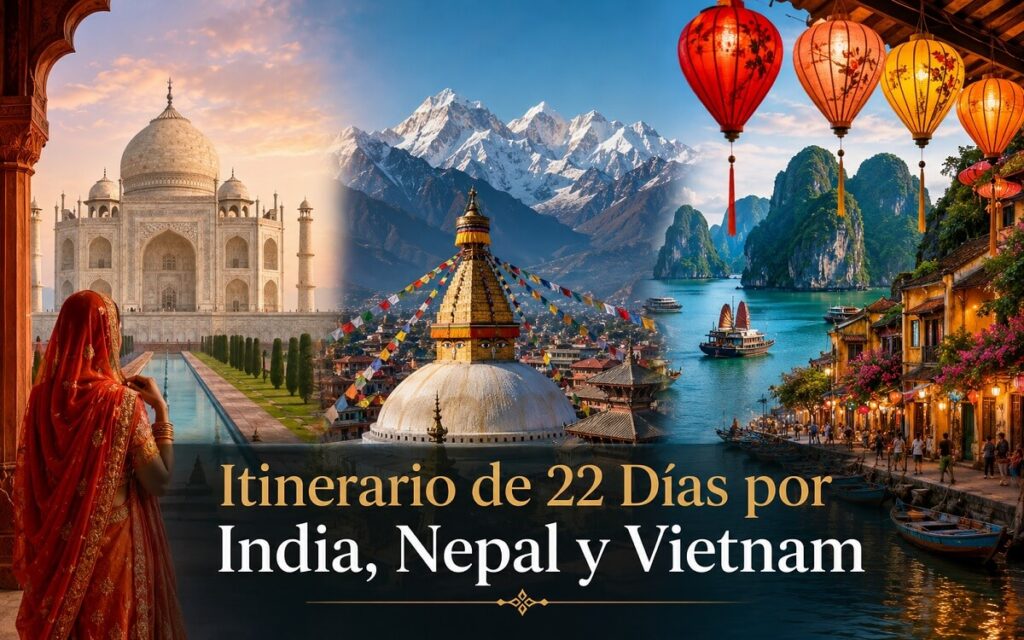 India, Nepal y Vietnam