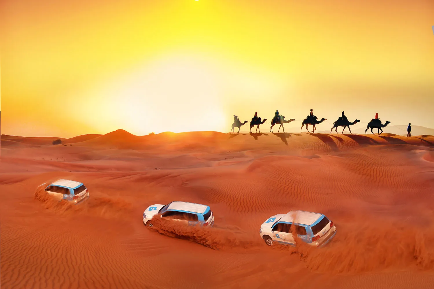 Safari por las dunas del desierto de Dubái