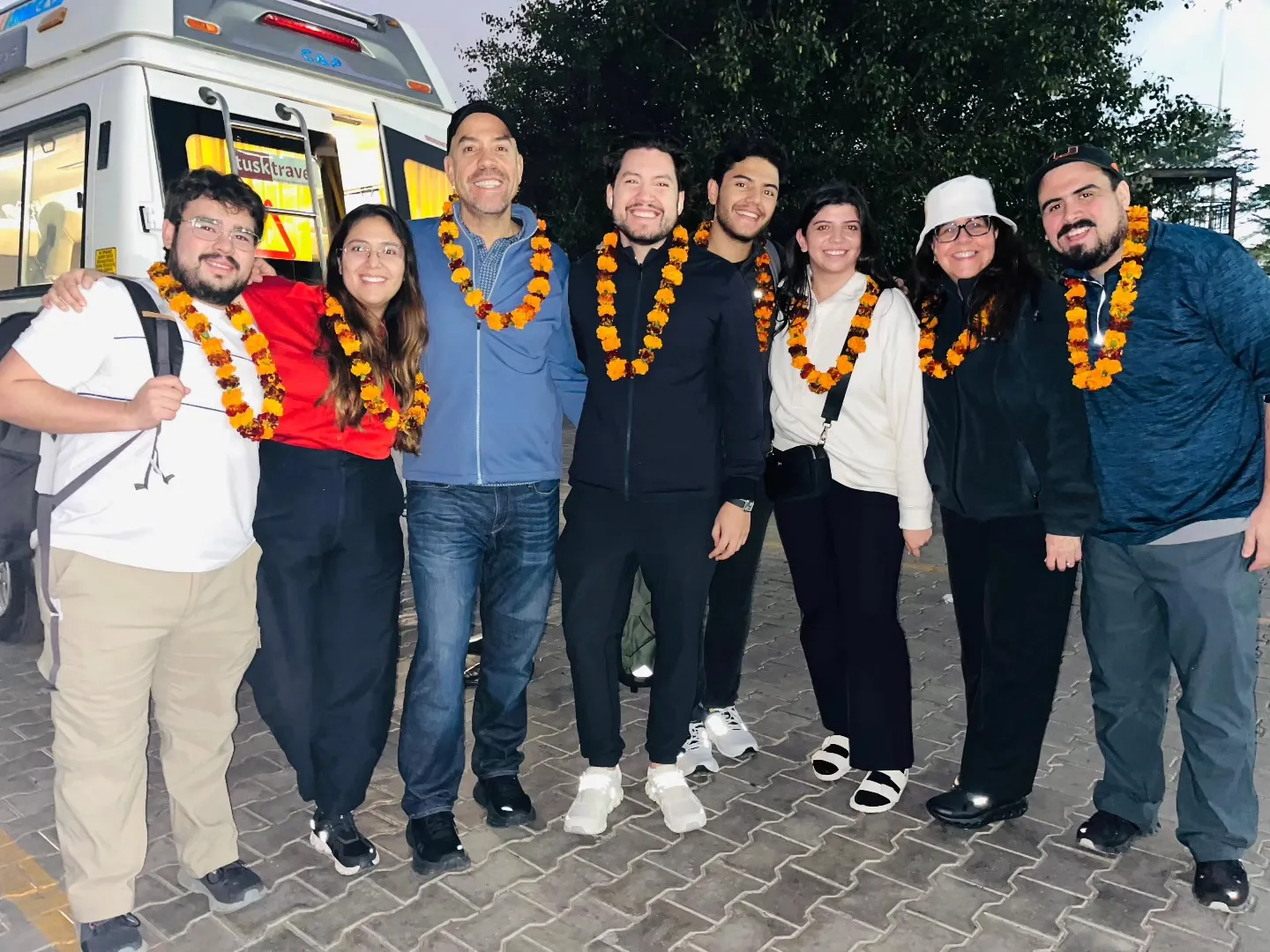 Viajeros de Tusk Travel durante su viaje por India