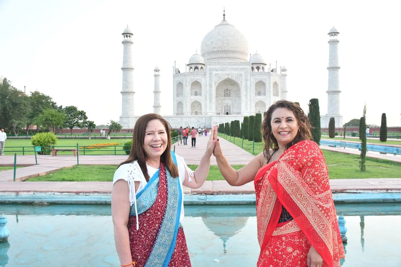 Taj Mahal durante un viaje privado por India