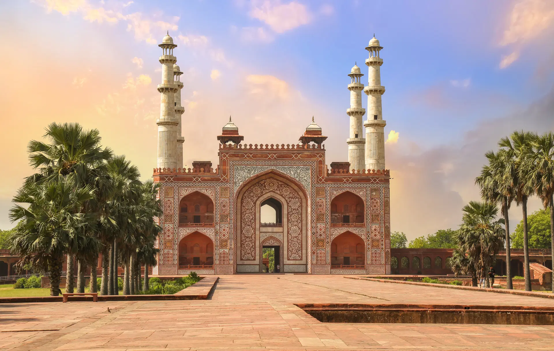 Taj Mahal durante un primer viaje a India