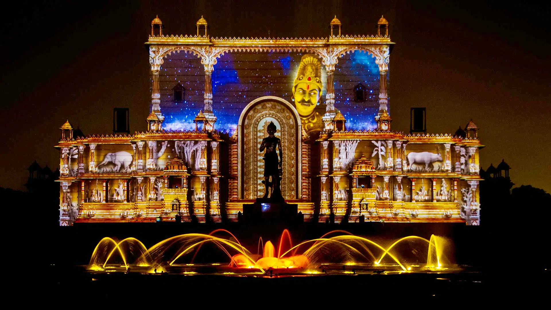 Detalles arquitectónicos de Akshardham Delhi
