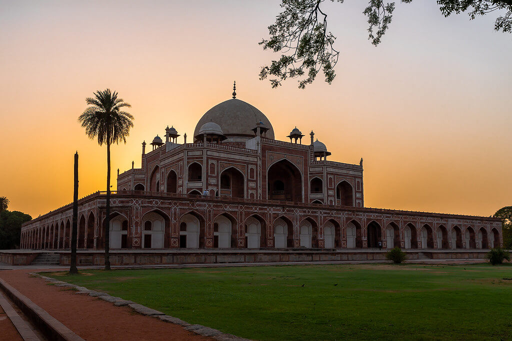 Detalle arquitectónico de Humayun Tomb
