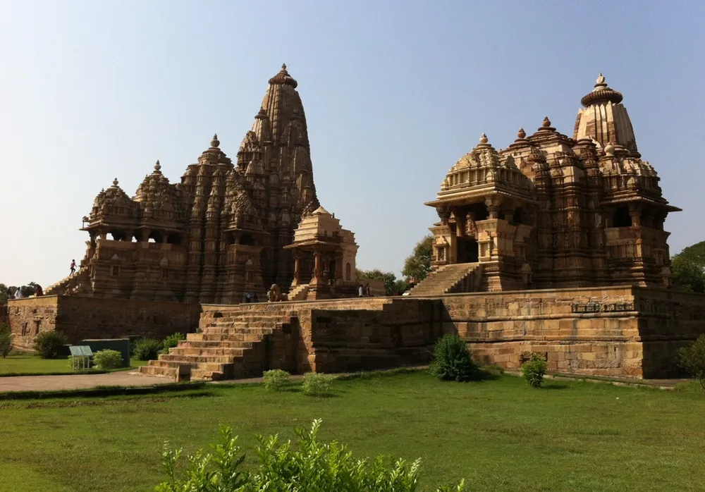 Paisaje natural cerca de Khajuraho y Panna