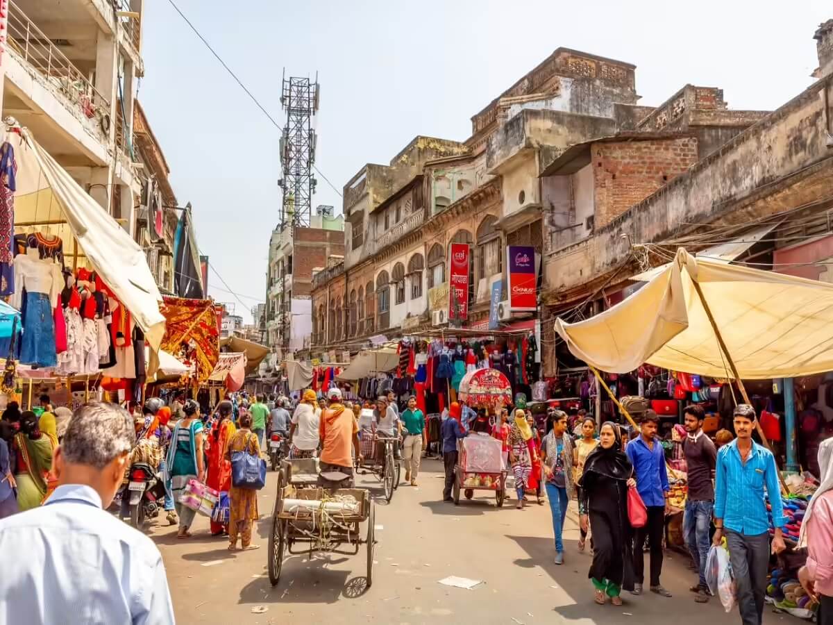 Mercados y calles de Old Delhi