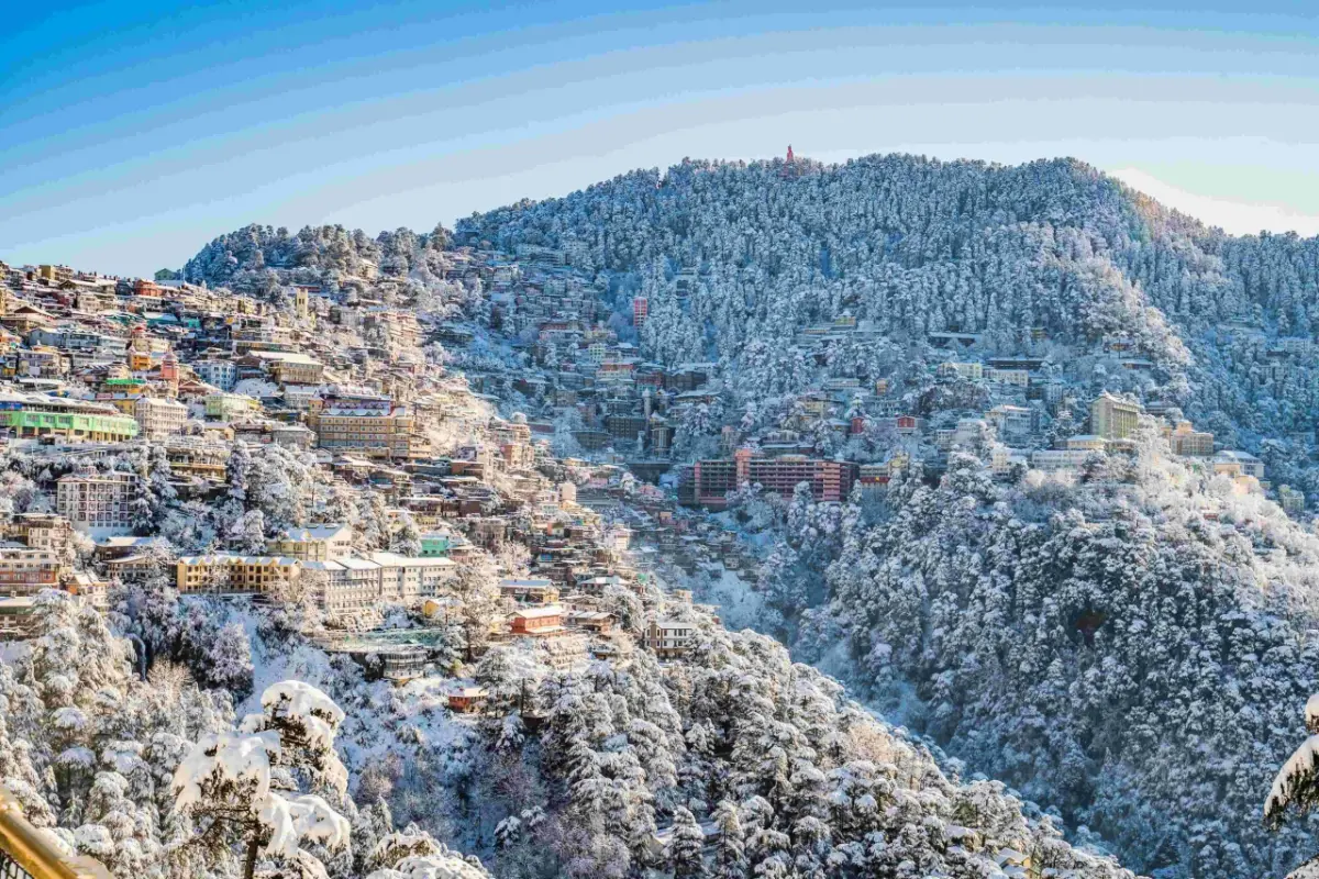 Paisajes de montaña en Shimla