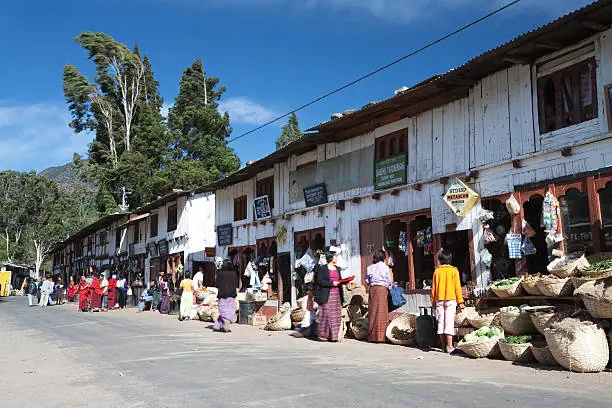Mercado de Wangdue