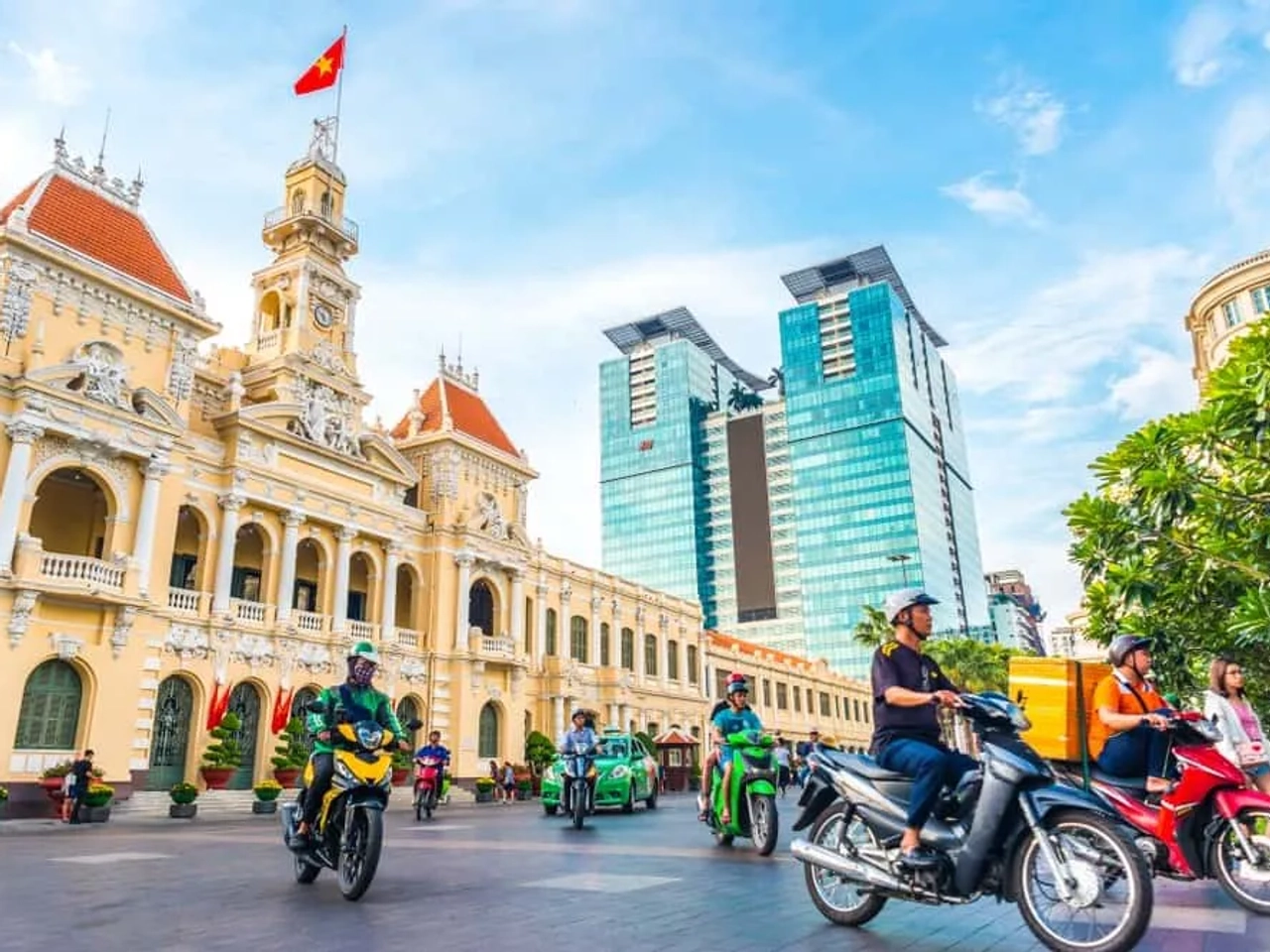 Ciudad Ho Chi Minh, antigua Saigón, durante un viaje por Vietnam